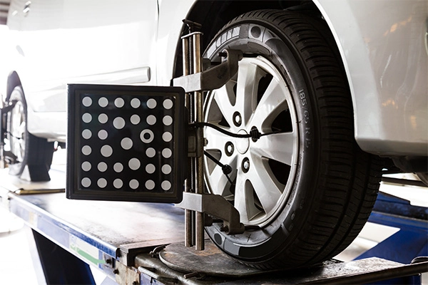 wheel alignment rack 