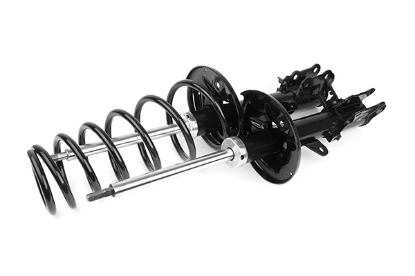 vehicle shocks on a white background 