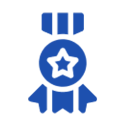Award ribbon icon representing excellence